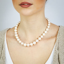 Load image into Gallery viewer, Freshwater Pearl Necklace 40cm with Sterling Silver Clasp