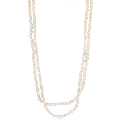 Freshwater Pearl Necklace 43cm with Sterling Silver Clasp