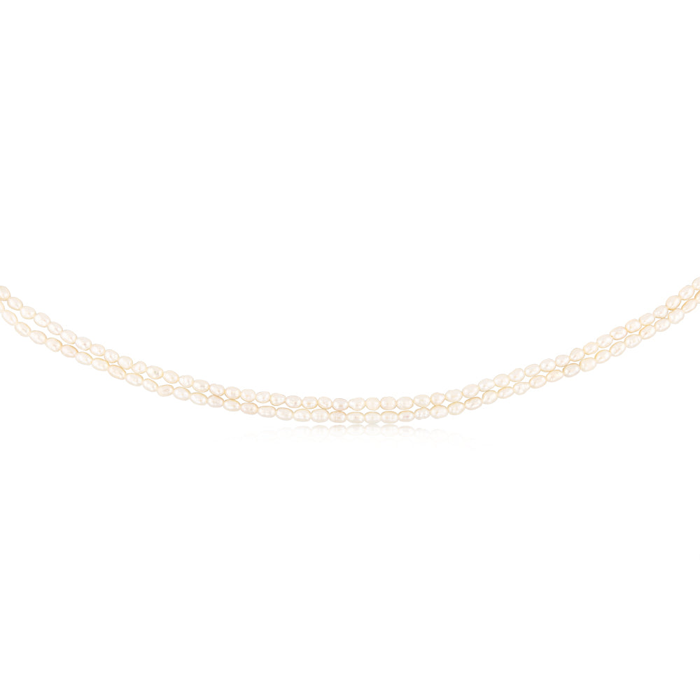 Freshwater Pearl Necklace 43cm with Sterling Silver Clasp