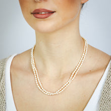 Load image into Gallery viewer, Freshwater Pearl Necklace 43cm with Sterling Silver Clasp
