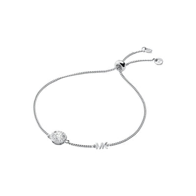 Michael Kors Sterling Silver Premium Halo Slider Bracelet
