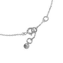 Load image into Gallery viewer, Michael Kors Sterling Silver Premium Tapered Baguette CZ Heart Bracelet