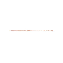 Load image into Gallery viewer, Michael Kors 14ct Rose Gold Plated Sterling Silver Premium Pave Empire Link Bracelet