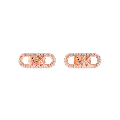 Michael Kors 14ct Rose Gold Plated Sterling Silver Premium Stud Earring