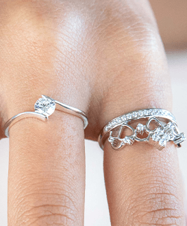 Pretty silver rings discount