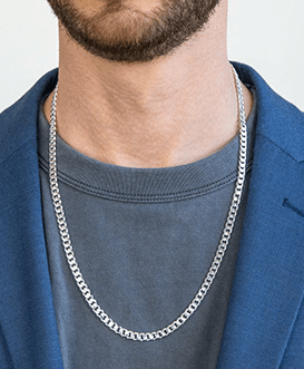 Silver Chains Buy Sterling Silver Necklaces Online Silver Chic